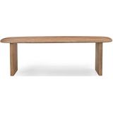 Eettafel Gin Naturel Deens Ovaal 200cm - Mangohout - Giga Meubel