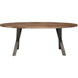 GM Eetkamertafel 200cm Daytona Naturel - Hout/Metaal