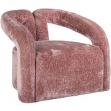 Richmond Fauteuil Dana Rose Chenille Bergen Roze - Polyester