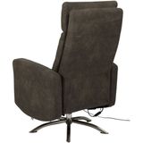 Relaxfauteuil Laculo Antraciet - Giga Living - Staal
