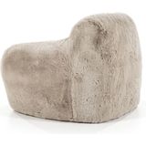 By-Boo Fauteuil Hug Taupe Taupe - Polyester