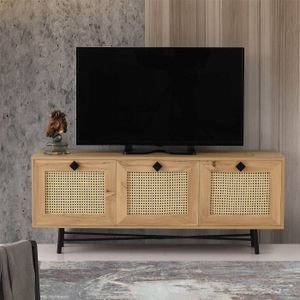 Arabic House Tv-meubel Alcazar Melamine Naturel 140cm - Spaanplaat/Melamine