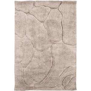 By-Boo Vloerkleed Kala Wol Taupe 160x230cm Taupe - Wol/Katoen