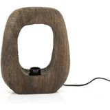 By-Boo Lamp Gibs Klein Bruin - Hout - 8x24x30cm