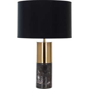 Richmond Tafellamp Nyo Zwart - Metaal - 40x40x63cm