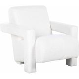 Richmond Fauteuil Casey Wit Furry - Polyester