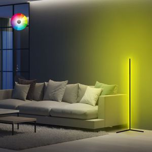 Verlichting - Vloerlamp Veelkleurig 2x2x30cm - Lua - Sfeervolle Multicolor Verlichting voor Thuis