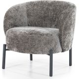 By-Boo Fauteuil Oasis Bruin - Stof