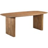 Eettafel Juro Naturel Deens Ovaal 200cm - Mangohout - Giga Meubel