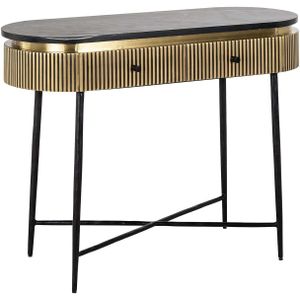 Richmond Sidetable Ironville Marmer Goud 100cm