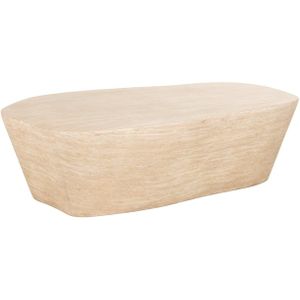 Richmond Salontafel Fictus Faux Travertin Beige 125cm - Faux Travertin