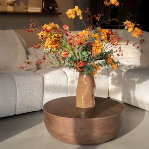 By-Boo - Karibu - Salontafel - Bruin - Mangohout - Ø70cm