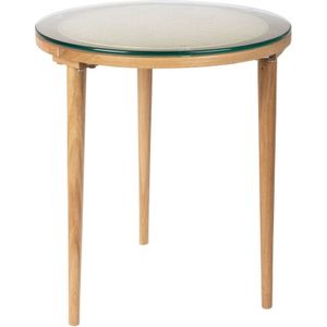 GM Bijzettafel Haru Beige Ø45cm - Rotan