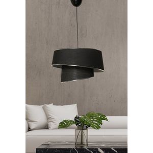 Arabic House Hanglamp Barette Metaal Zilver Zwart - Metaal/Stof