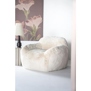 By-Boo Fauteuil Hug Beige - Polyester