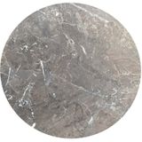 GM Tuintafel Galaxy Marble X-Cross Grijs Frame HPL Ø70cm - Staal/HPL