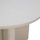 Eettafel Miso Rond Beige 120cm - Eco Composiet - Giga Meubel