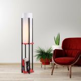 Arabic House Vloerlamp Nor Rood/Zwart - Metaal