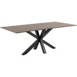 Eettafel Axel Rechthoek Keramiek Bruin 200cm - Giga Living - Keramiek