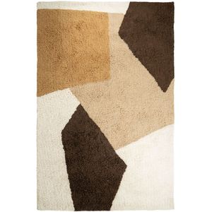 By-Boo Vloerkleed Navaro 190x290cm Lichtbruin - Wol