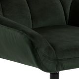 Draaifauteuil Sevilla Groen - Giga Living - Stof/Metaal