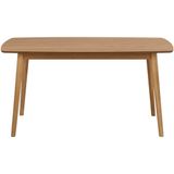 Eettafel Timor MDF Naturel 150cm - Giga Living - Eikenhout/MDF