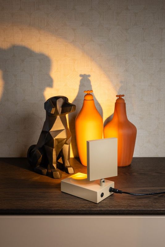 ETH - Jake Cube - Tafellamp - Zand - Led - 10W - 3 Step Dimming