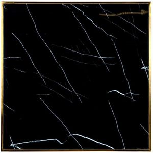 Richmond Eettafel Can Roca Square Zwart 70x70cm - Metaal/Glas