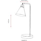 Arabic House Tafellamp Mertoglu Metaal Goud - 16x32x22cm