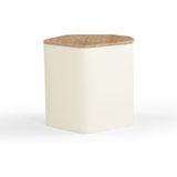 Bijzettafel Cersei Beige Travertin 53cm - Travertin - Giga Meubel