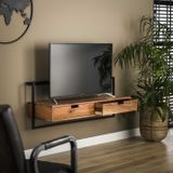 GM Tv-meubel Air Solid - Acaciahout/Metaal - 45x120cm
