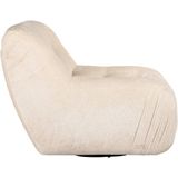 Richmond Draaifauteuil Rosy Wit Chenille - Polyester