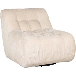 Richmond Draaifauteuil Rosy Wit Chenille - Polyester