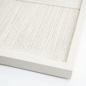 By-Boo Wanddecoratie Lino Klein Beige - Hout/Polyester