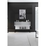 Arabic House Dressoir Luxe Wit/Zwart 120cm - Metaal/Melamine
