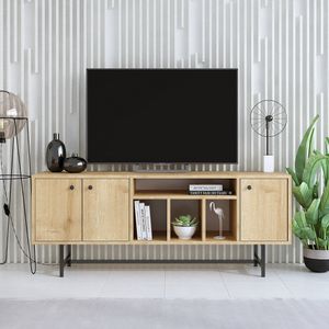 Arabic House Tv-meubel Lucas Melamine Naturel 150cm - Melamine