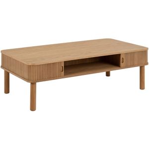 Salontafel Rustam Rechthoek MDF Naturel 130cm - Giga Living - MDF