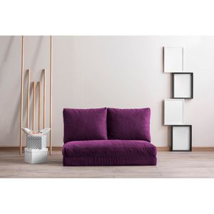 Arabic House Slaapbank Taida 2-Zits Paars - Polyester/Metaal