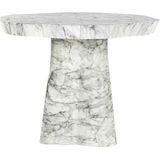 Richmond Eettafel Rockyard Faux Marmer Wit Ø100cm