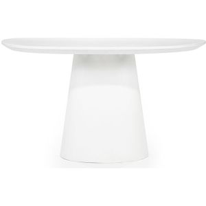 Eleonora Eettafel Elin Rond 130cm Wit - Magnesium Oxide