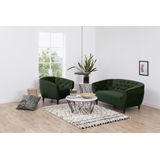 Fauteuil Flora Groen - Giga Living - Rubberhout