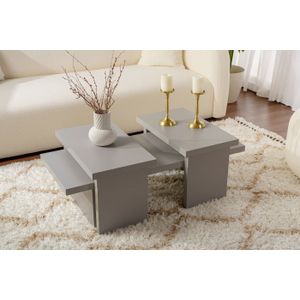 Arabic House Salontafel Sanctuary Grijs - Melamine - 110x45x41,5cm
