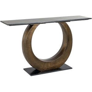 Richmond Sidetable Luna Marmer 140cm Zwart