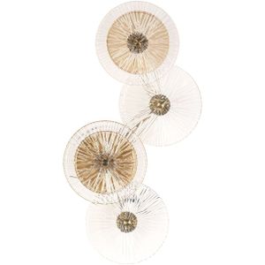 Richmond Wandlamp Linzi Brass Brass - Glas/IJzer