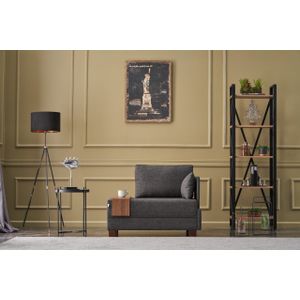 Arabic House Fauteuil Fly Rechts Antraciet - Polyester/Katoen