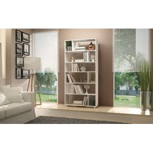 Arabic House Boekenkast Form Melamine Wit - Melamine/Spaanplaat - 188,6x90cm