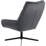 Draaifauteuil Sevilla Grijs - Giga Living - Stof/Metaal