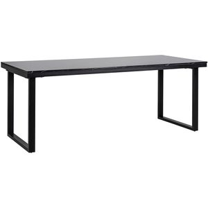 Richmond Eettafel Beaumont 200cm Zwart - Marmer/Metaal