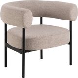 Fauteuil Tarcento Beige - Giga Living - Staal