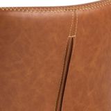 Eetkamerstoel Zaria -A1 Leather Look Bruin - Giga Living - PU Leer